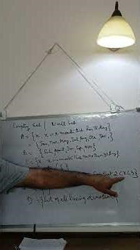 What is an Empty Set or Null Set? NCERT Mathematics, Class 11, Chapter 1, Sets.