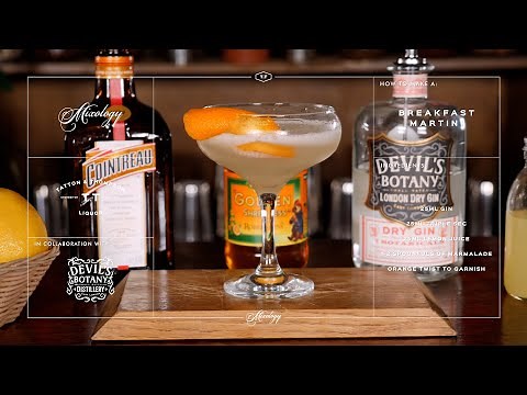 How To Make A Breakfast Martini | Classic Cocktail Recipes | Mixology Guide | Vegan Friendly