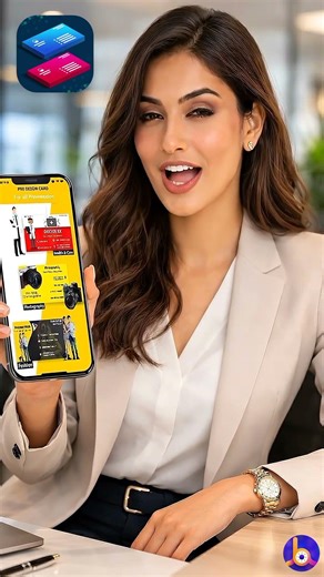Digital Business Card Maker by Bhima Apps #BusinessCardMaker #DigitalCard #VisitngCard #BhimaApps
