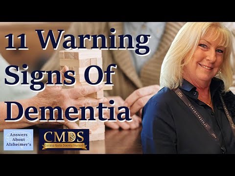 11 Warning Signs / Symptoms Of Alzheimer's And Dementia