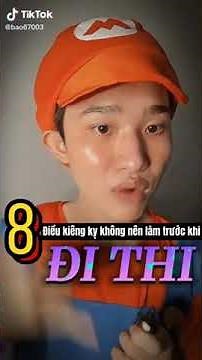 8 điều kiêng kị khi đi thi