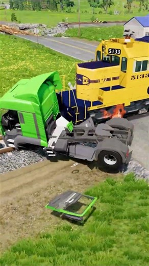 Spintires: MudRunner - Truck almost stuck on giant speed bump#mudrunner #simulation #truck #shorts