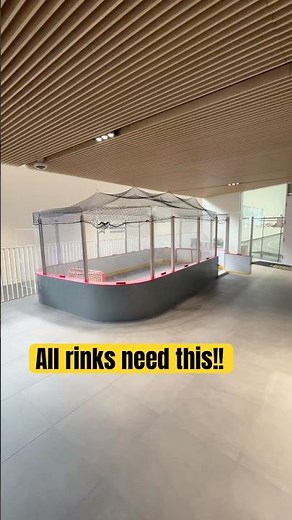 🏒 This Mini Stick Rink Is Every Hockey Kid’s Dream! 🤯🔥 #HockeyLife #MiniSticks
