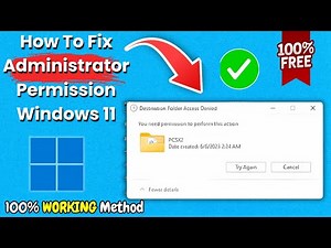 How To Fix Administrator Permission Windows 11