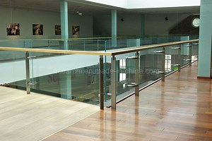 [Hot Item] Corridor Stainless Steel Glass Balustrade/Tempered Glass Railing Fot Shopping Mall Building