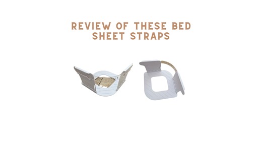Watch Quick review of these sheet straps! on Amazon Live