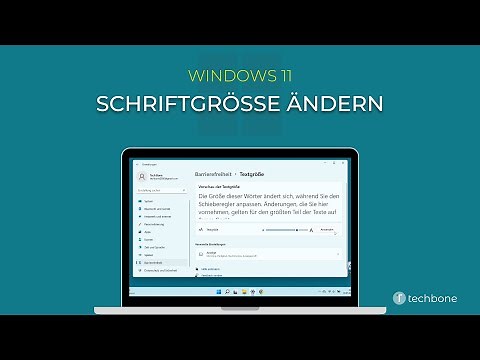 Schriftgröße ändern [Windows 11]
