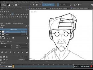 how to make cleanup for 2d animation in krita