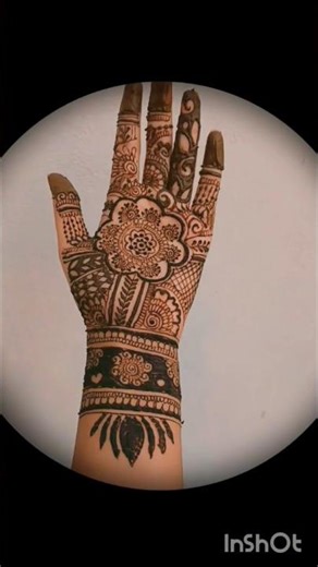 beautiful bharma mehandi design 😍 ❤️ #mehndi #music #henna # shorts video