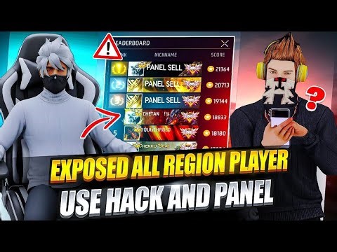 TOP 1 AND TOP 2 PANEL USER EXPOSED FULL CONTROVERSY IN FREE FIRE ll EXPOSED WITH HACKER WITH PROOF