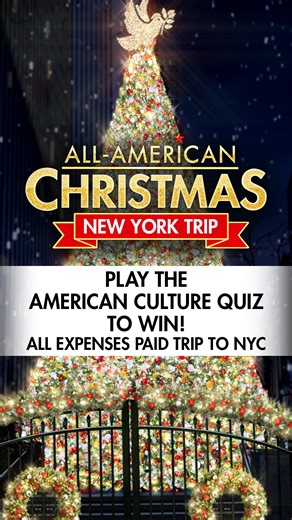 2M views · 126 reactions | ALL-AMERICAN CHRISTMAS TRIP: Play the Fox News American Culture Quiz and enter for a chance to win an all expenses paid trip to New York City for the Fox News All-American Christmas Tree Lighting on November 21! | Fox News | Facebook