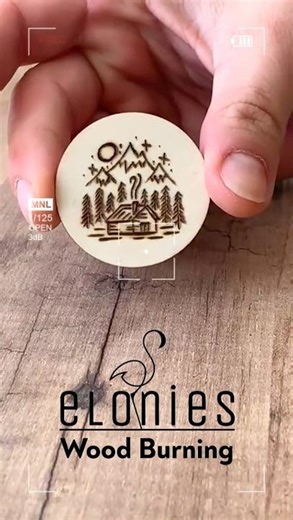 Wood Burning Art | The Glow of the Mountains #woodburning #pyrography #mountainglow #mountainart