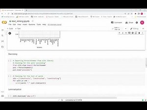Text Mining Practice using Google Colab