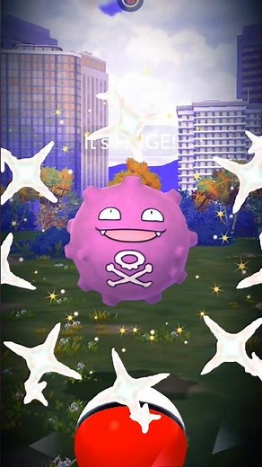 Wild Shiny Koffing Surprise Catch | Pokémon GO Shiny Hunt #games #pokemongo