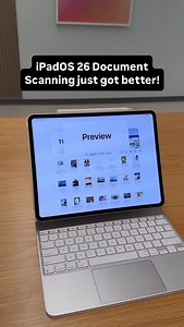 6.7K views · 170 reactions | iPadOS 26 introduces a new Preview app that we know from macOS and it makes managing and editing your documents on iPad so much easier! Do you use the document scanner a lot? ______ #ipados #ipados26 #ipadpro #documentscanner #refinedsign | AppleDsign | Facebook