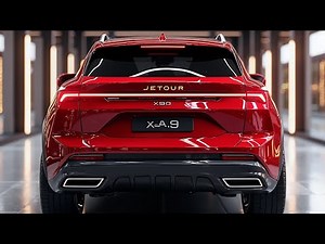 2025 Jetour X90 Plus – Ultra-Luxury SUV Render with Futuristic Design & Glossy Red Finish!