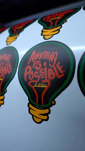 High quality embossed stickers from Sticker Bros. | StickerBros