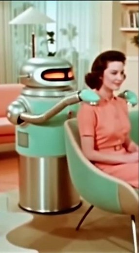 1950s Home of the Future, Household Robots for Massage, Vintage Educational Film – Parody