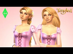 Princess Rapunzel [Tangled] : Sims 4 I Create a Sim
