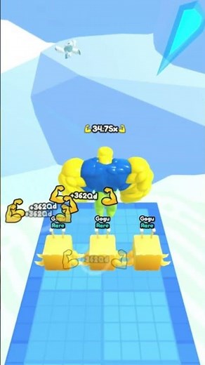 Using 35 SX Strength to DEFEAT the FINAL CHAMPION in Roblox Push Simulator! #shorts