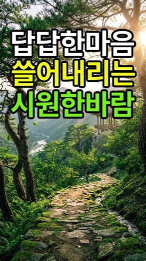 🎧답답한 마음엔 이 음악! 🌿결을 따라 부는 바람 #힐링음악 #휴식 #shorts