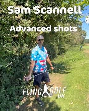 Advanced shots tutorial with the WORLD #1 FLINGGOLFER⛳️ #flinggolf #golf #golfcourse #inclusivity