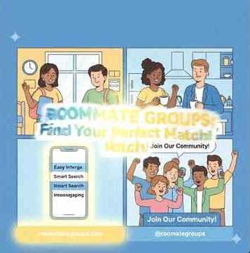 The smarter way to find your next roommate. 🏠✨