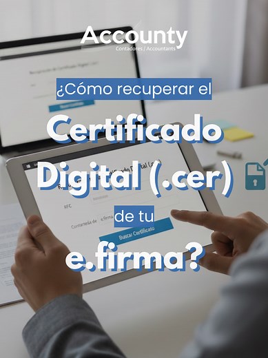Recupera tu Certificado .cer de e.firma en línea