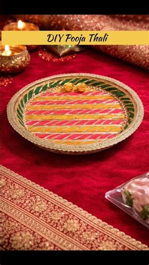 🪔 Easy Pooja Thali Decoration | #shorts #viral #poojathali