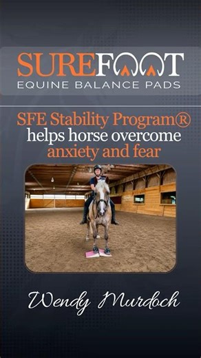 SURE FOOT Equine: SFE Stability Program® Helps Horse Overcome Anxiety and Fear