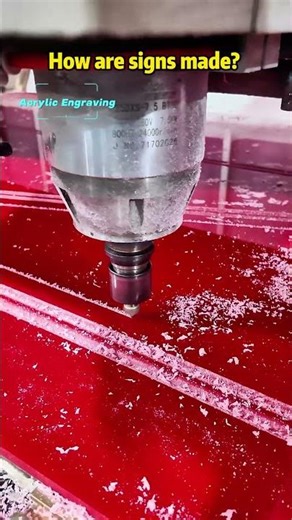 Real shot of sign factory production line, every step is excellence