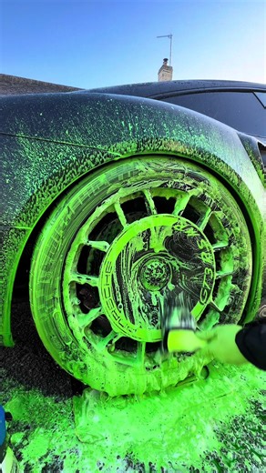 Deep Wheel Cleaning ASMR for Porsche Cars