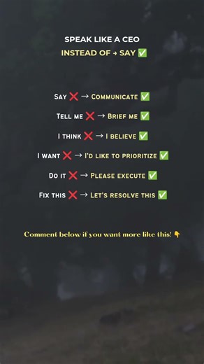 Speak Like a CEO 😎 | Stop Using Basic English & Sound Professional Instantly