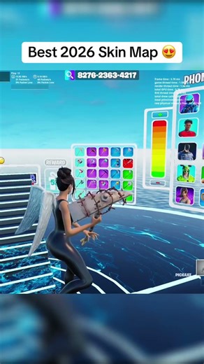 This map is so fun 🤣 | New Skin Map & It's crazy 🤯✅ #fortnite #bestmap #1v1map #fortniteskin