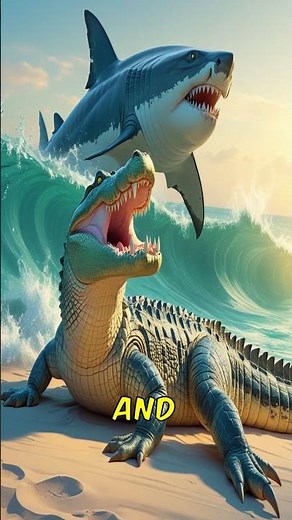 Saltwater Crocodile vs. Great White Shark: WHO WINS?