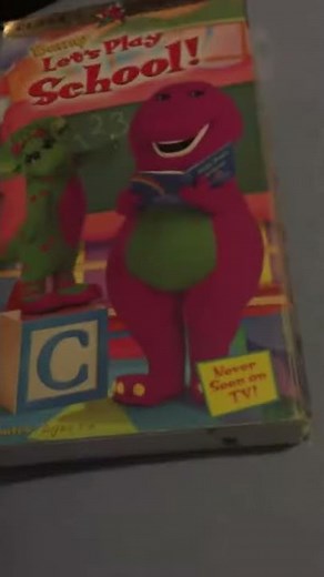 Barney: Let’s Play School VHS Review