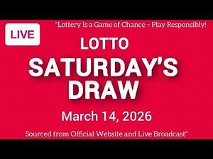 The National Lottery Lotto Draw Live Results from Saturday 14 Mar 2026 | lotto live