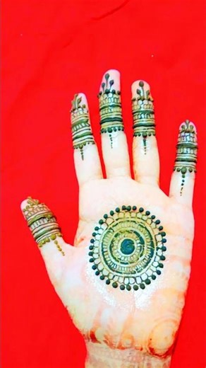 beautiful flower mahandi design || simple mahandi design #trending #shorts