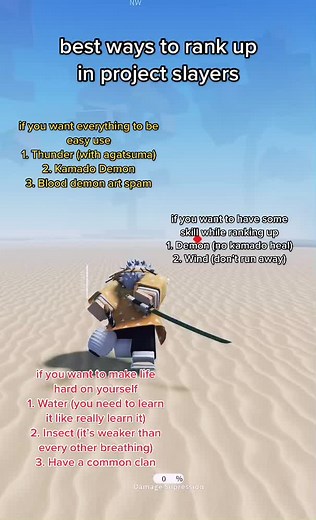 How to Rank Up Effectively in Project Slayers