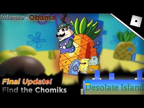 How to find ALL CHOMIKS in THE FINAL UPDATE OF DESOLATE ISLAND in FIND THE CHOMIKS || Roblox