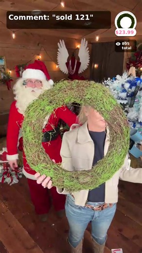 �WE'RE ANNOUNCING THE SWEEPSTAKES WINNER LIVE… � Stop on in now and see the pure, unfiltered reaction of the winner who won the nativity!!! �� Plus we are also showcasing all of the gorgeous craft supplies that got unpacked today! | Wreaths of Joy