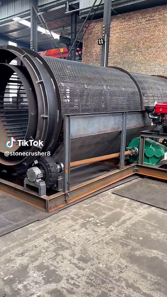 Double-Layer Shaftless Trommel Screen