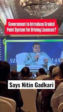 India to get graded point system for driving licences? | autoX