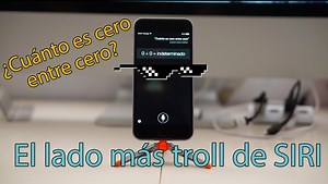 Siri, ¿cuánto es cero entre cero? Mira su increíble respuesta