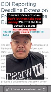 🚨 Beware of This Scam! 🚨 Some companies are claiming that it’s mandatory for businesses to file a BOI (Beneficial Ownership Information) with FinCEN by January 1, 2026 — this is NOT true. 👉 This is just part of a proposed bill Congress is working on right now. It’s not law, and the Department of Justice has NOT made it mandatory. These companies are using fear tactics to charge you for something you don’t actually need right now. Filing a BOI is currently voluntary, and you can do it yourself