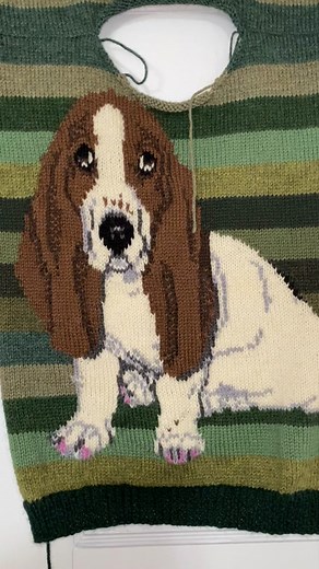 Hand-Knitting a Personalized Basset Hound Sweater | Knitting With Wool