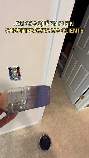 Cette cliente ma fait craquer sur ce chantier #chantier #peinture #artisan #cliente | PeintreMagique