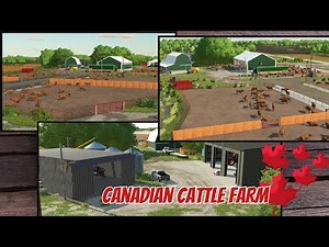 CANADIAN CATTLE FARM BUILD 🇨🇦🍁| Edgewater, SK by BcBuehler & South Sask Modding