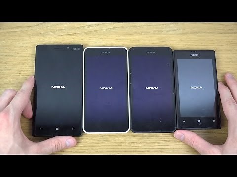 Nokia Lumia 930 vs. Nokia Lumia 635 vs. Nokia Lumia 630 vs. Nokia Lumia 520 - Which Is Faster?