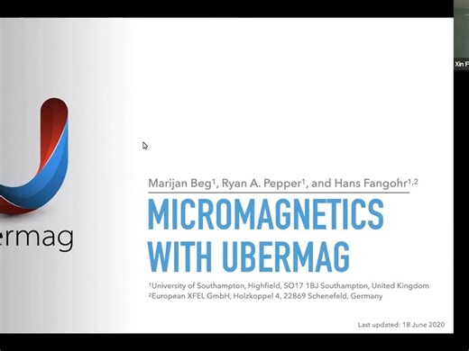 Micromagnetics with ubermag - Session 1 - Spintalks
